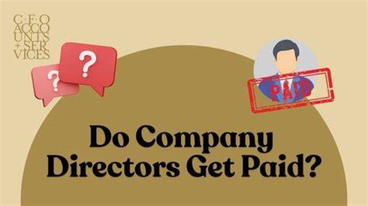 How do company directors get paid?