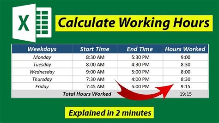 How do you calculate work hours for employees?