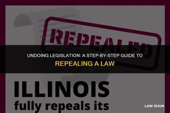 How do you repeal a law in the United States?