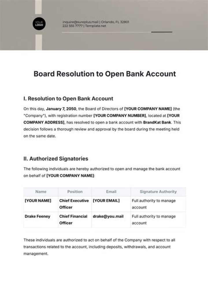 How does a foreign company open a bank account?