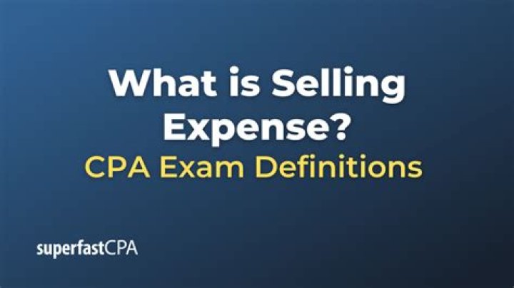 Is salary a selling expense?