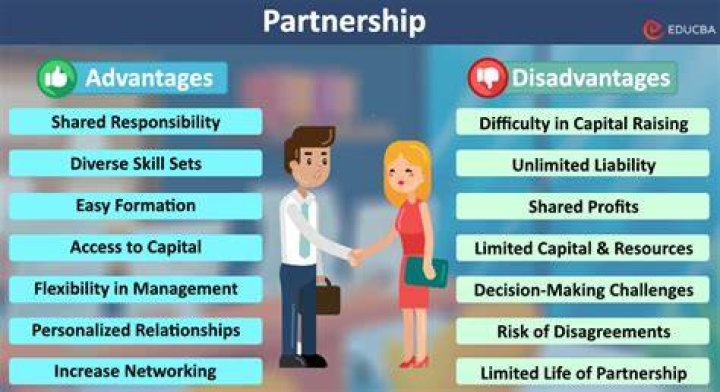 What are 3 advantages of a partnership?