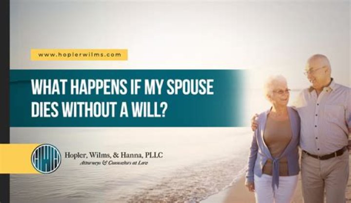 What happens to money when someone dies without a will?