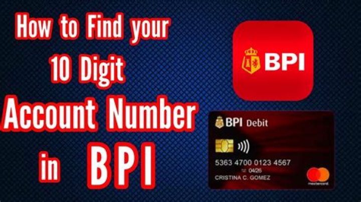What is routing number in BPI?