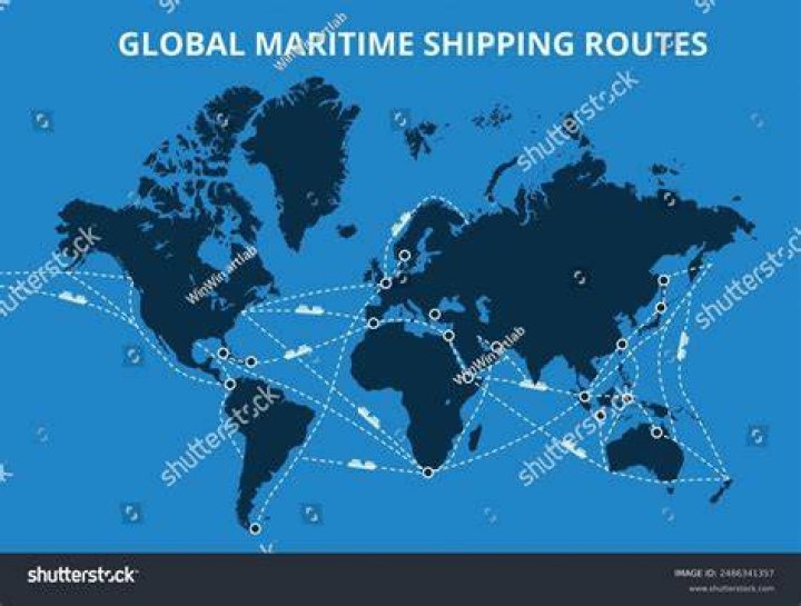 What is the maritime route?
