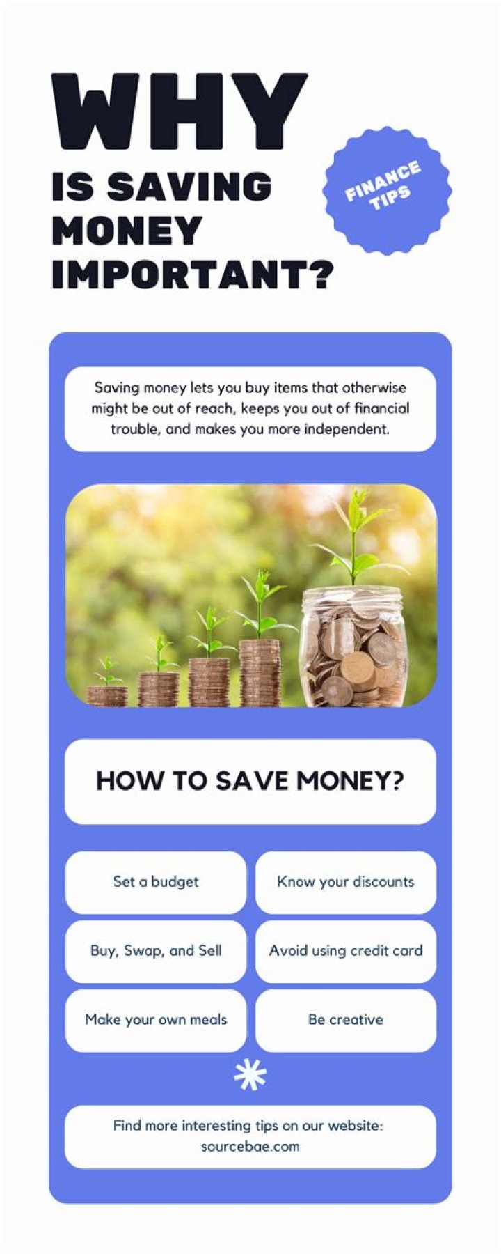 Why is saving your money important?